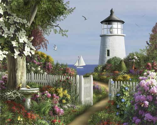 To The Lighthouse - 1000pc Jigsaw Puzzle by White Mountain