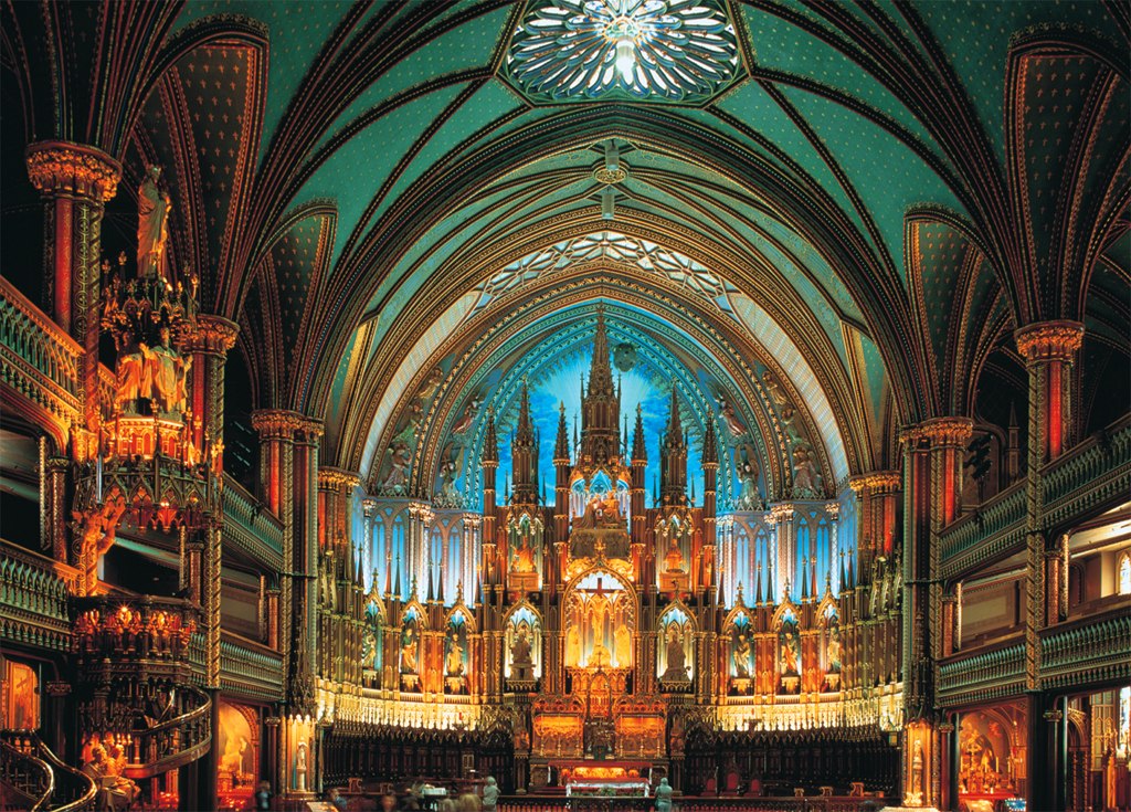 Notre-Dame De Montreal, Canada - 2000pc Jigsaw Puzzle by Tomax