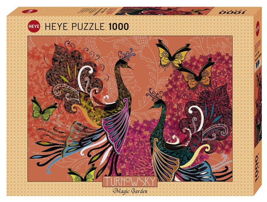 Peacocks & Butterflies - 1000pc Jigsaw Puzzle By Heye  			  					NEW - image 1