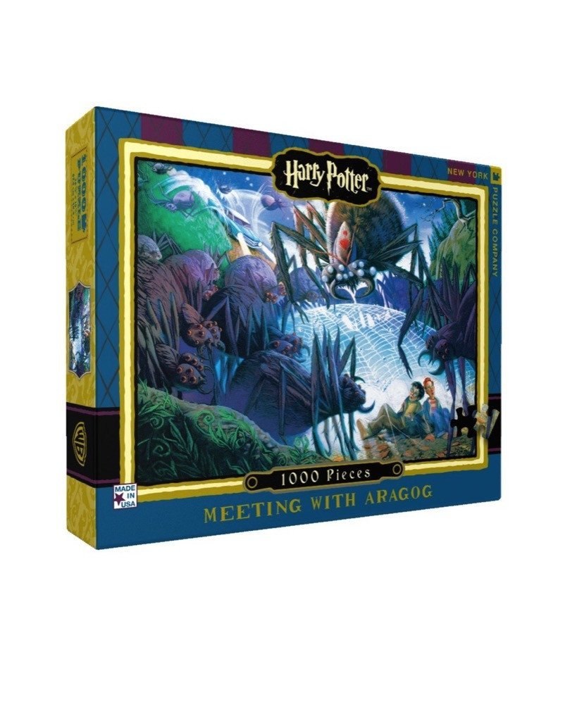 Meeting with Aragog - 1000pc Jigsaw Puzzle by New York Puzzle Company  			  					NEW - image 2