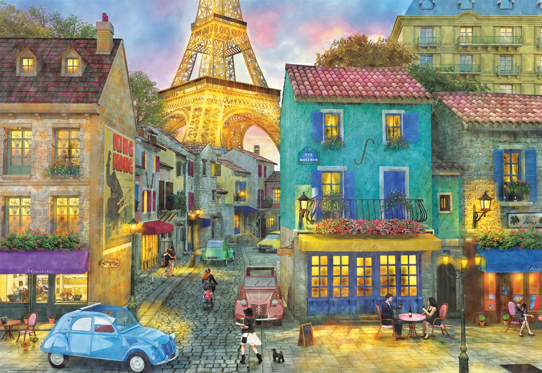Paris Streets - 1500pc Jigsaw Puzzle by Educa
