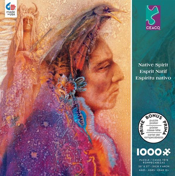 Native Spirit: Soul Crow - 1000pc Jigsaw Puzzle by Ceaco  			  					NEW - image 1