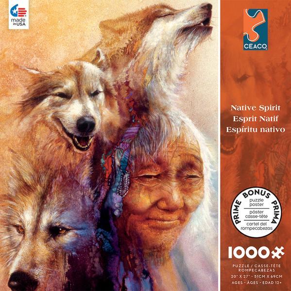 Native Spirit: Medicine Woman - 1000pc Jigsaw Puzzle by Ceaco  			  					NEW - image 1