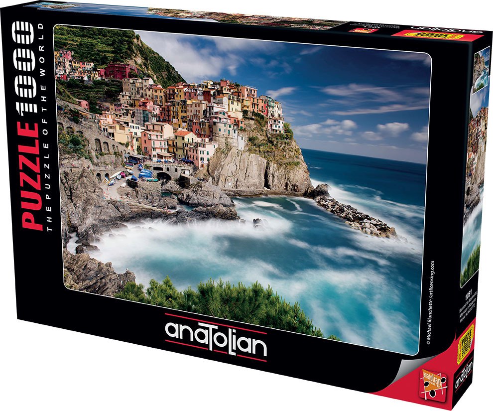 Afternoon in Manarola - 1000pc Jigsaw Puzzle by Anatolian  			  					NEW - image 1