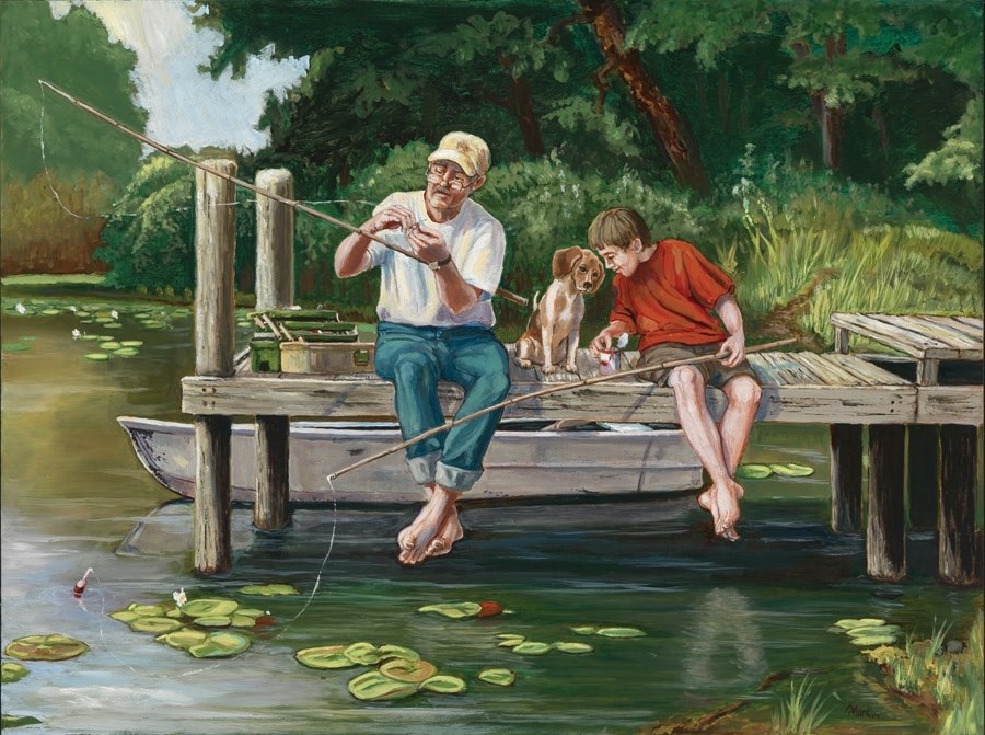 On the Dock - 1000pc Jigsaw Puzzle by Cobble Hill  			  					NEW - image 2