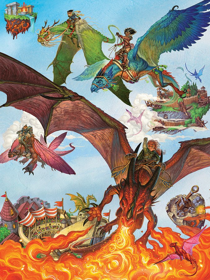 Dragon Flight - 400pc Family Puzzle by Cobble Hill