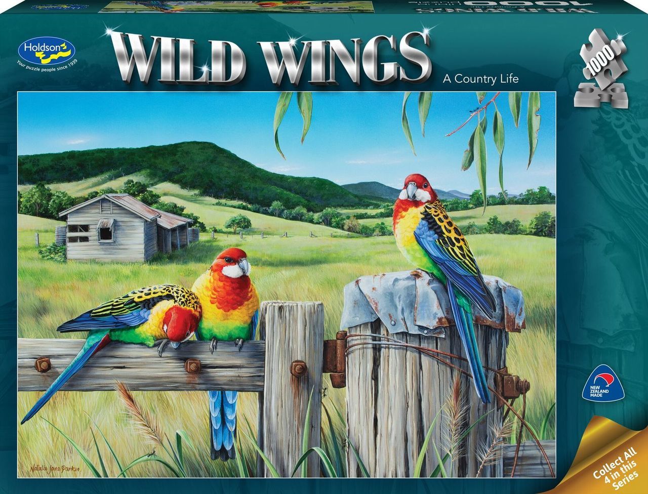 Wild Wings: A Country Life - 1000pc Jigsaw Puzzle by Holdson  			  					NEW - image 1