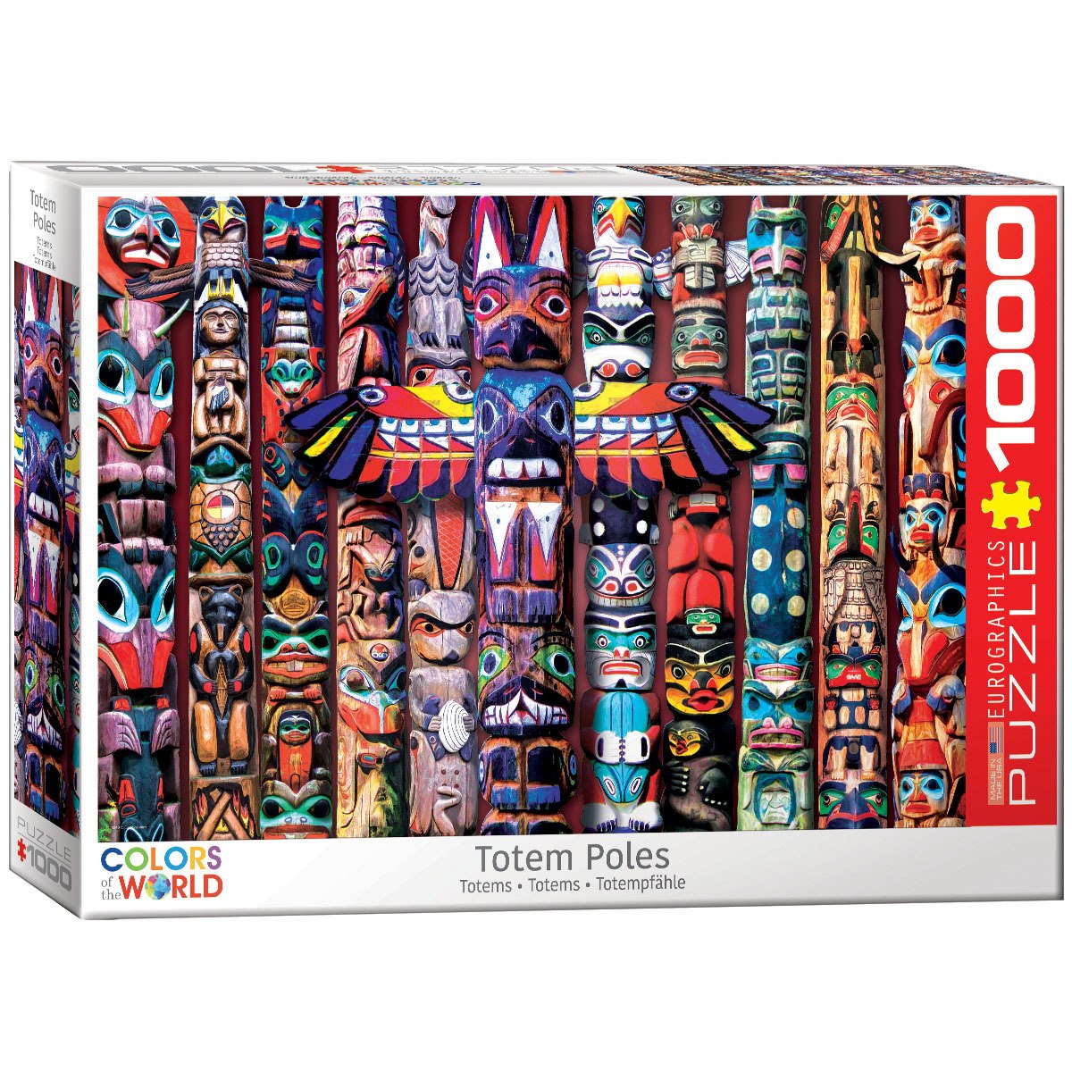 Totem Poles - 1000pc Jigsaw Puzzle by Eurographics  			  					NEW - image 3