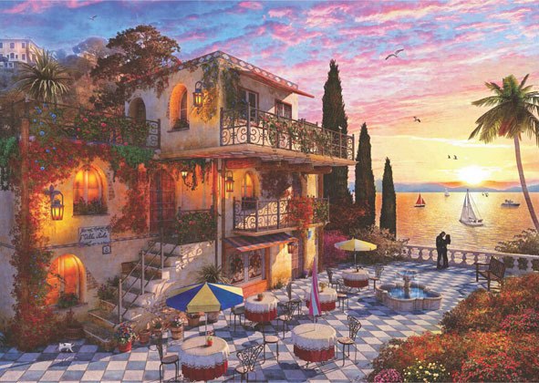 Mediterranean Romance - 3000pc Jigsaw Puzzle by Anatolian  			  					NEW