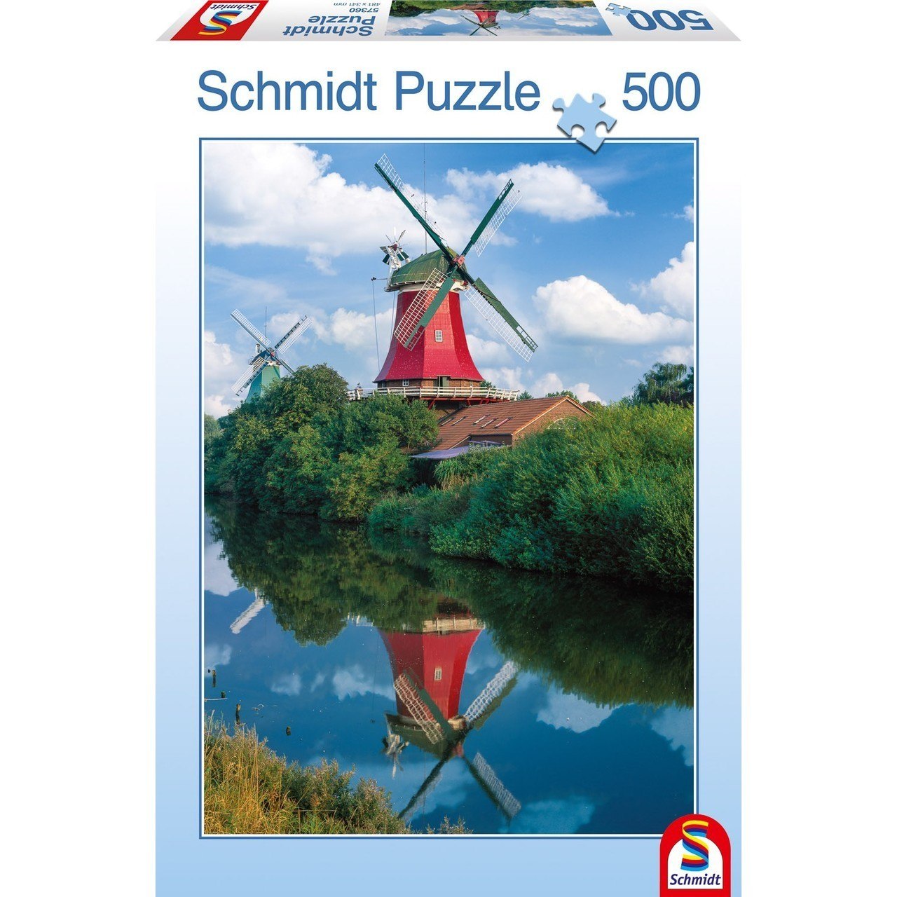 Twin Windmills - 500pc Jigsaw Puzzle by Schmidt - image 2