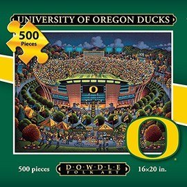 University of Oregon Ducks - 500pc Jigsaw Puzzle by Dowdle - image 1