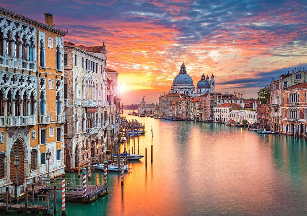 Venice at Sunset - 500pc Jigsaw Puzzle By Castorland