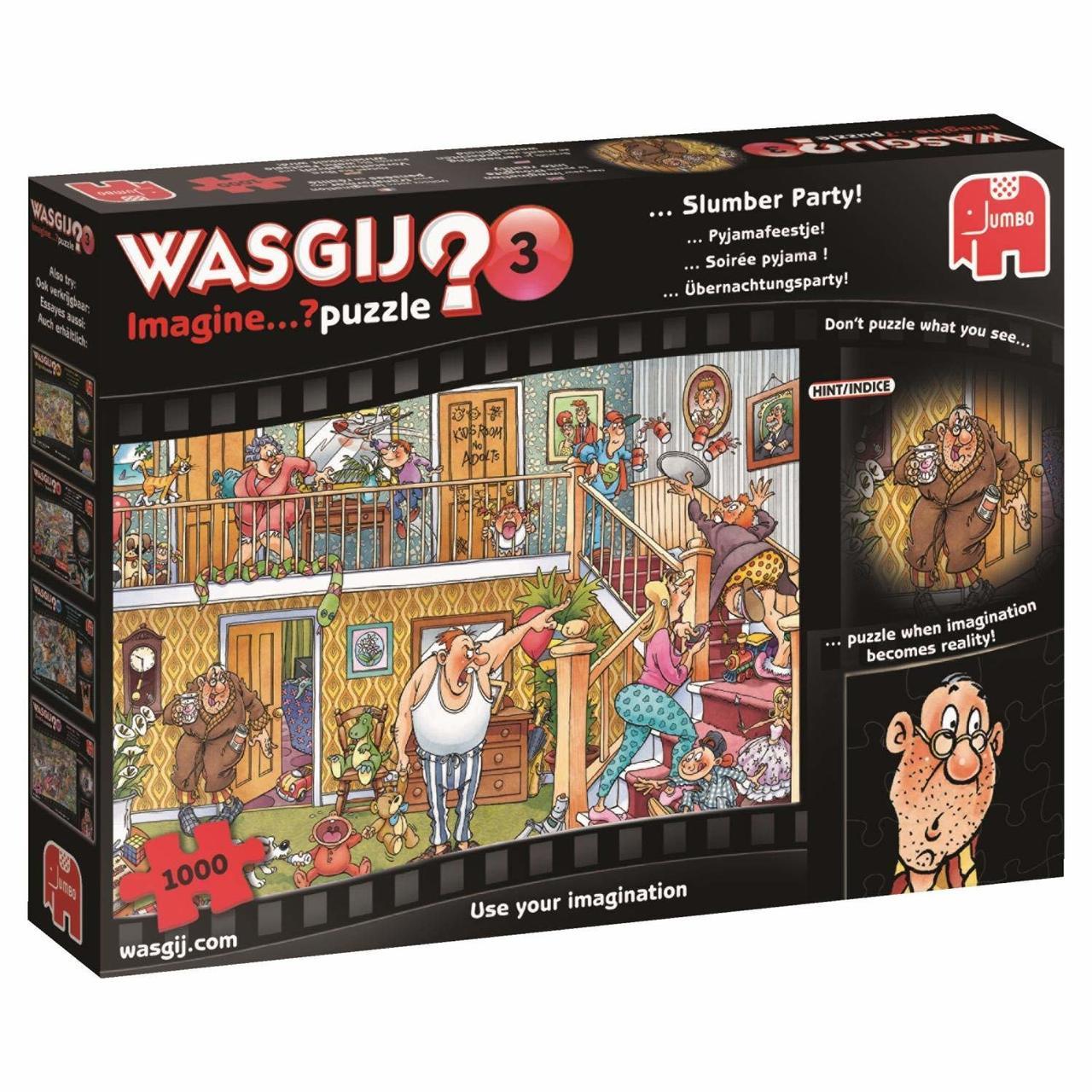 WASGIJ: Imagine 3, Slumber Party! - 1000pc Jigsaw Puzzle By Jumbo  			  					NEW - image 1