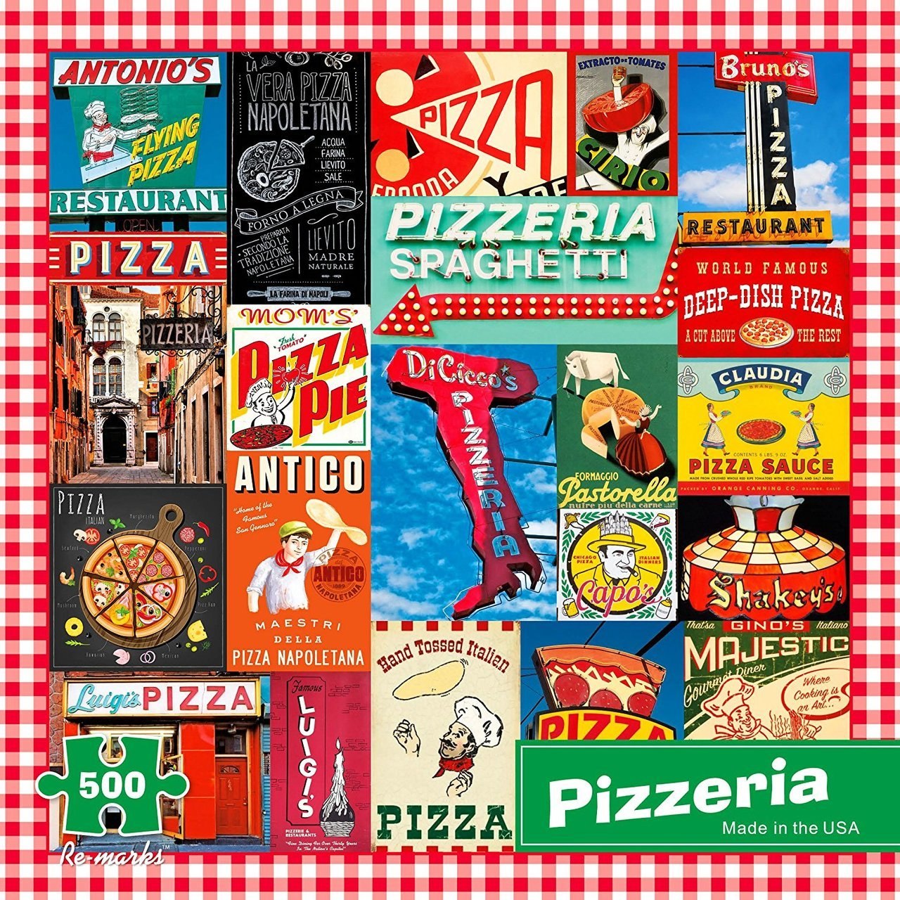 Pizzeria - 500pc Jigsaw Puzzle By Re-marks  			  					NEW