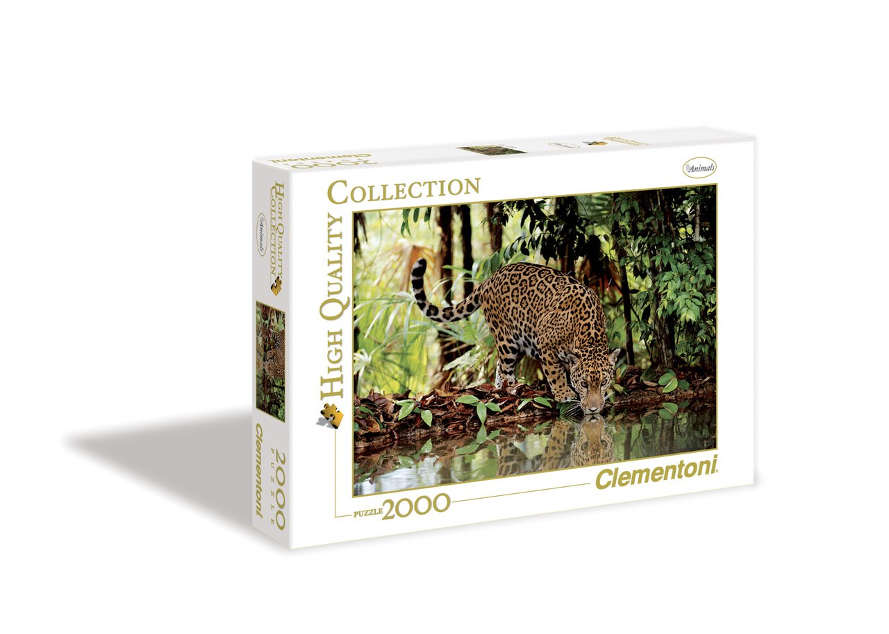 Leopard - 2000pc Jigsaw Puzzle by Clementoni - image 1