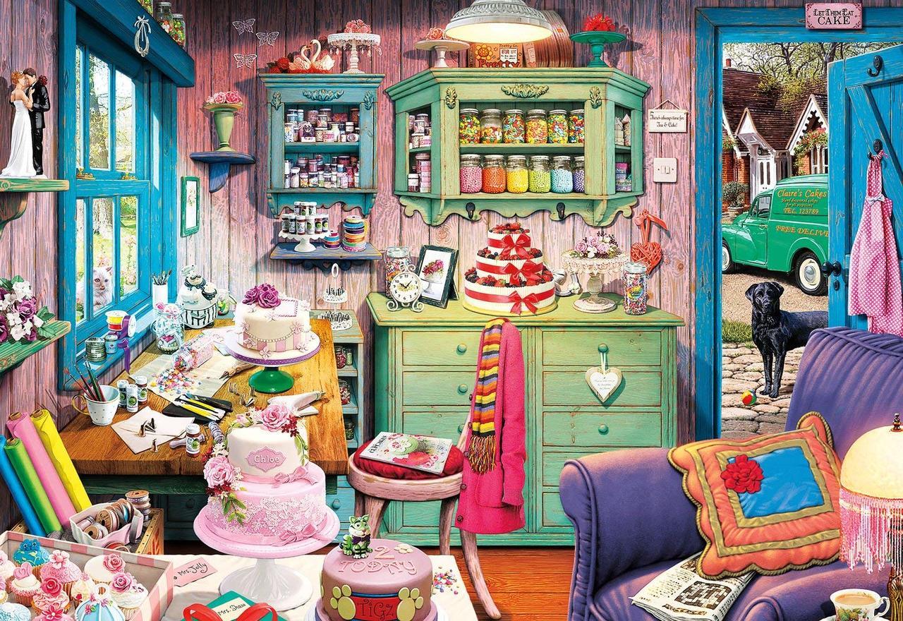 Cake Shed - 2000pc Jigsaw Puzzle by Buffalo Games  			  					NEW