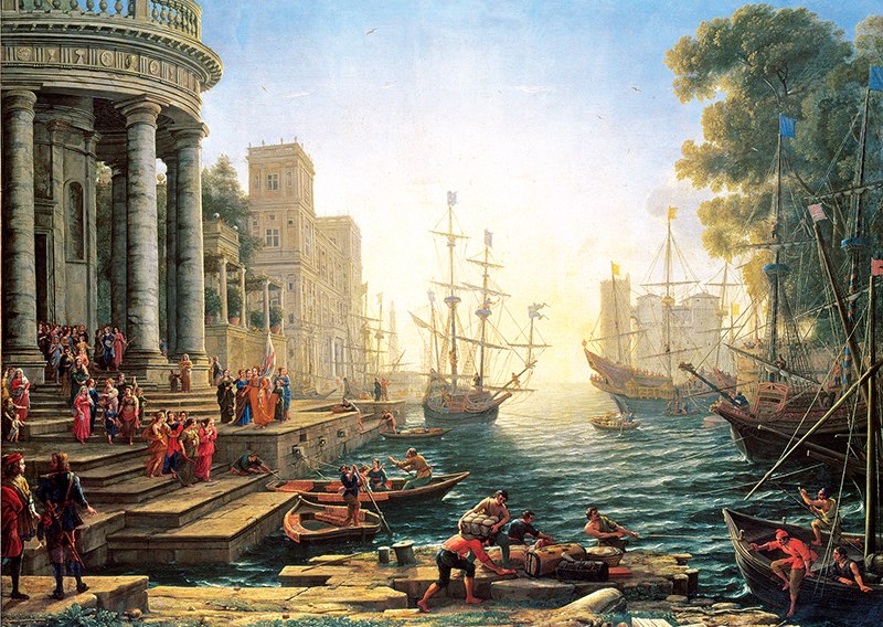Seaport With the Embarkation of St. Ursula - 3000pc Jigsaw Puzzle by Anatolian