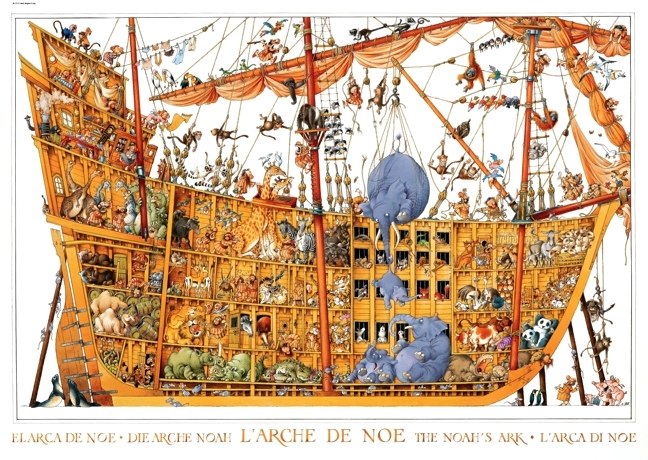 Loup: Arche Noah - 2000pc Jigsaw Puzzle By Heye  			  					NEW