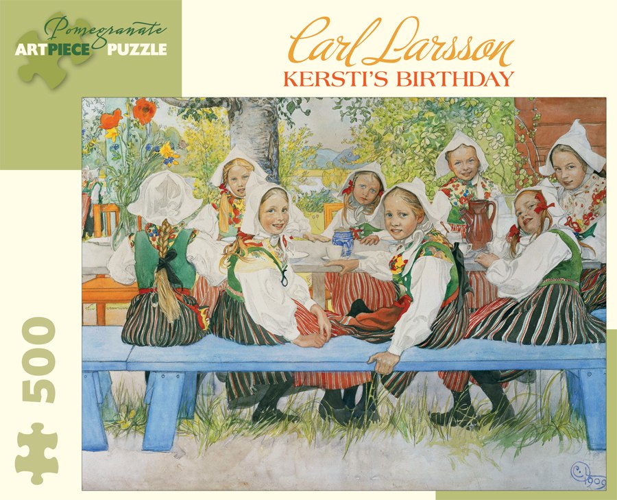 Larsson: Kerstis Birthday - 500pc Jigsaw Puzzle by Pomegranate