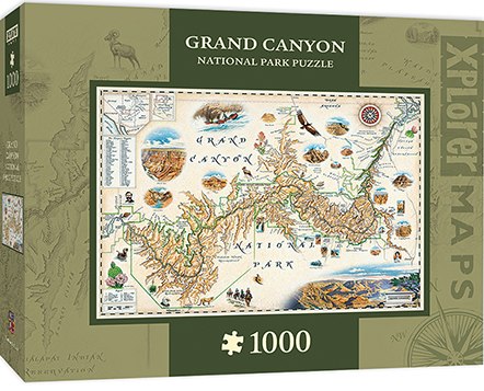 Xplorer: Grand Canyon - 1000pc Jigsaw Puzzle By Masterpieces