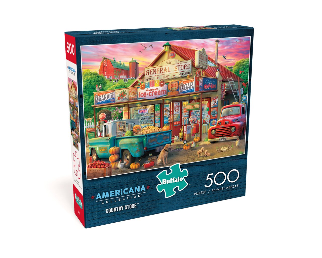 Country Store - 500pc Jigsaw Puzzle By Buffalo Games  			  					NEW - image 1