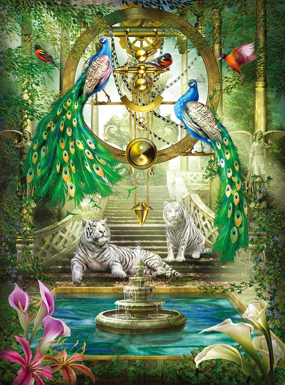 Mystic Garden - Holographic - 1000pc Jigsaw Puzzle by Lafayette Puzzle Factory
