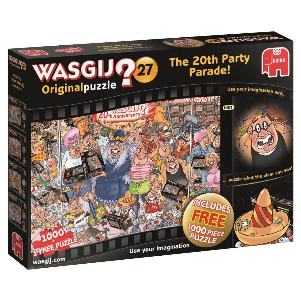 WASGIJ: Original 27, The 20th Party Parade! - 2x1000pc Jigsaw Puzzle By Jumbo  			  					NEW - image 1