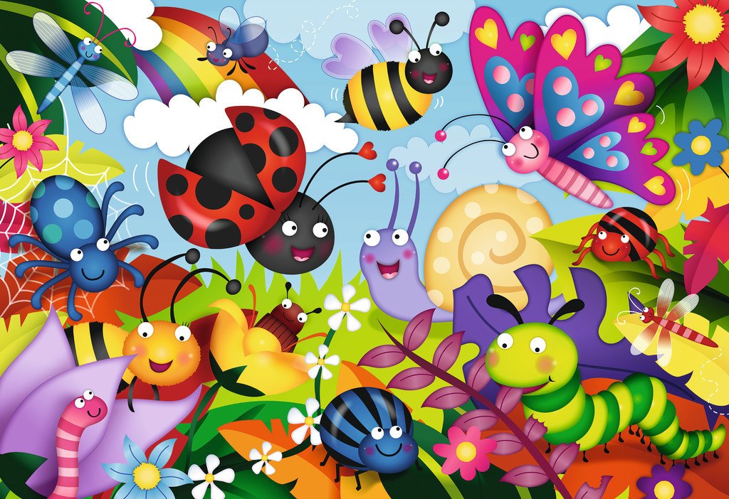 Cute Bugs - 24pc Super Sized Jigsaw Floor Puzzle by Ravensburger