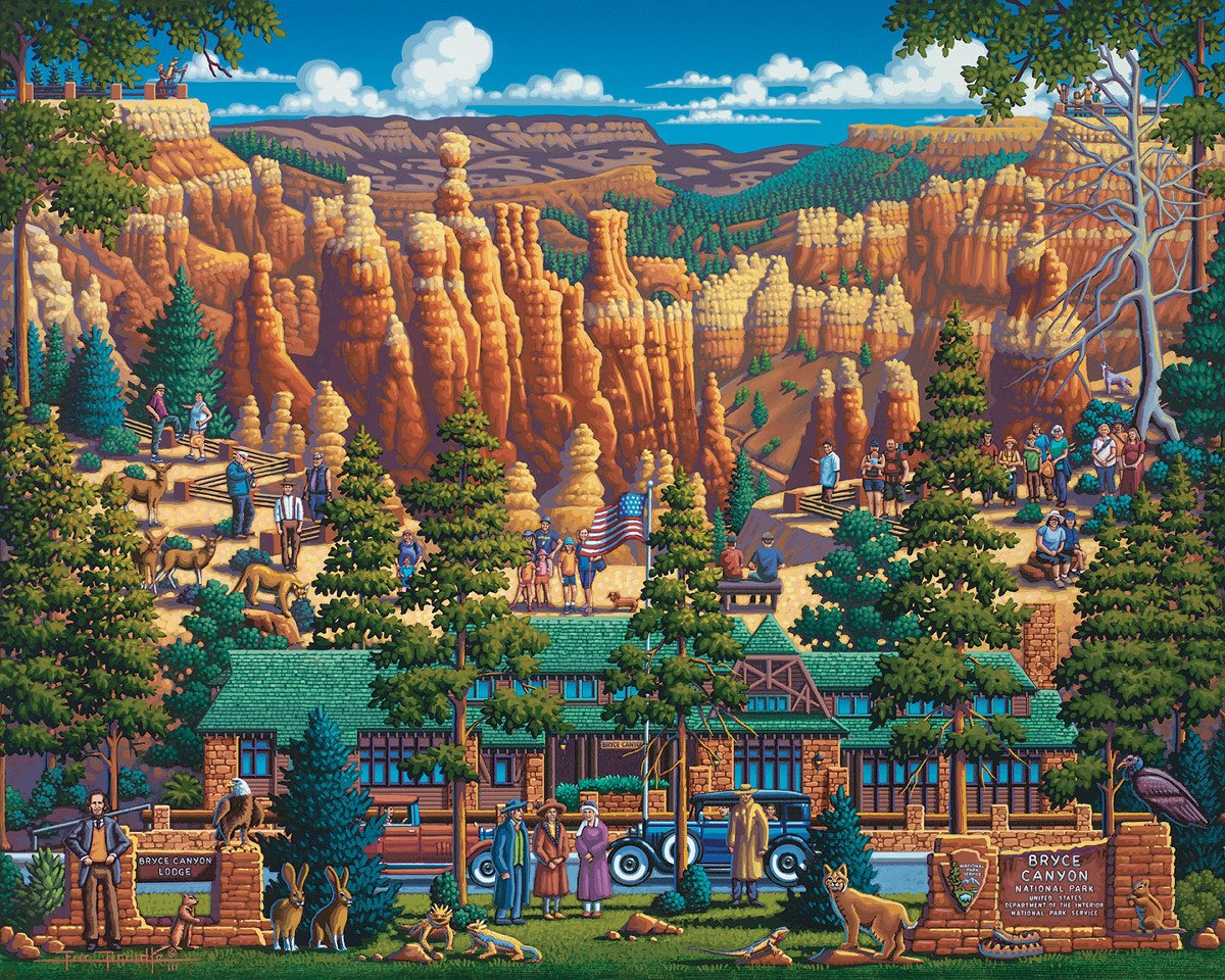 Bryce Canyon National Park - 500pc Jigsaw Puzzle by Dowdle  			  					NEW