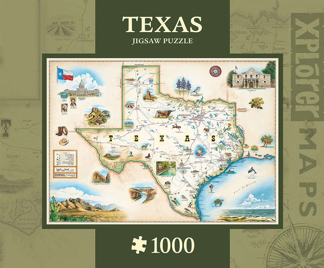 Xplorer: Texas - 1000pc Jigsaw Puzzle By Masterpieces