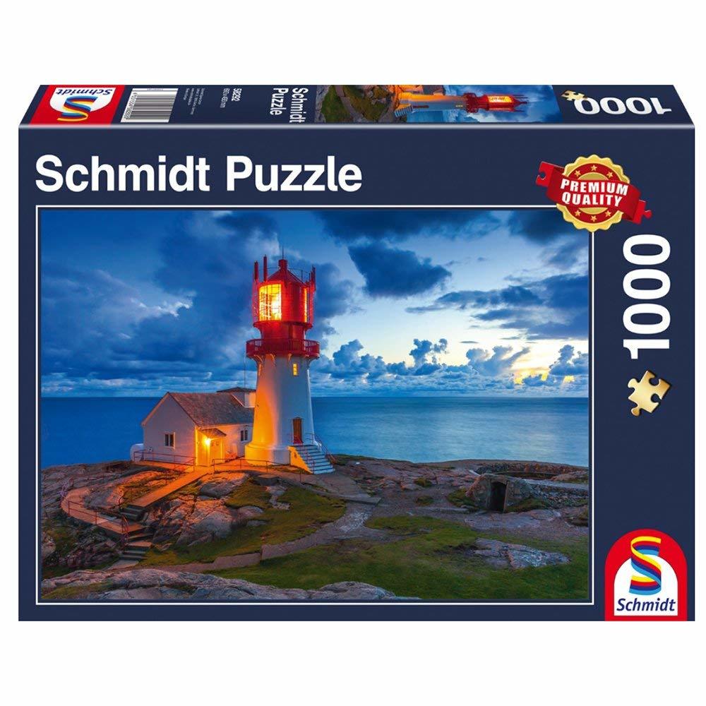 Lighthouse at Twilight - 1000pc Jigsaw Puzzle by Schmidt  			  					NEW - image 1