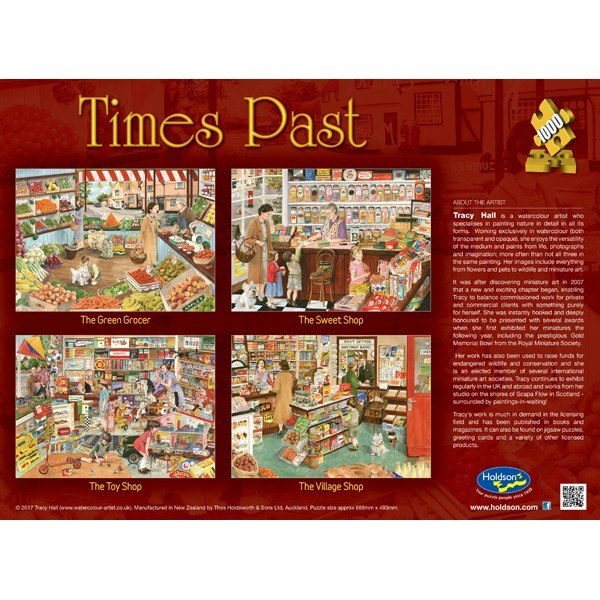 Times Past: The Sweet Shop - 1000pc Jigsaw Puzzle by Holdson  			  					NEW - image 2