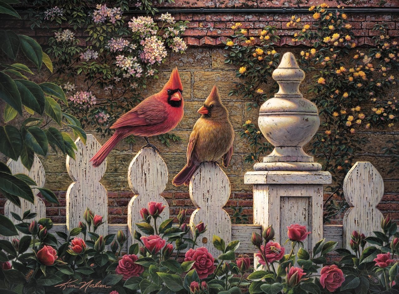 Emily's Garden - 300pc Large Format Jigsaw Puzzle by Buffalo Games