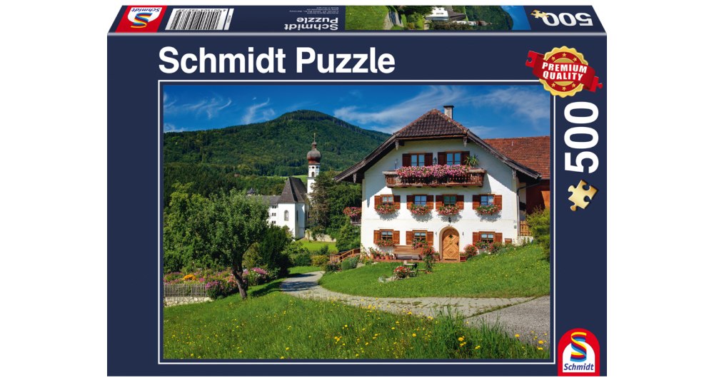 Holidays in Höglwörth Monastery, Upper Bavaria - 500pc Jigsaw Puzzle by Schmidt  			  					NEW - image 1