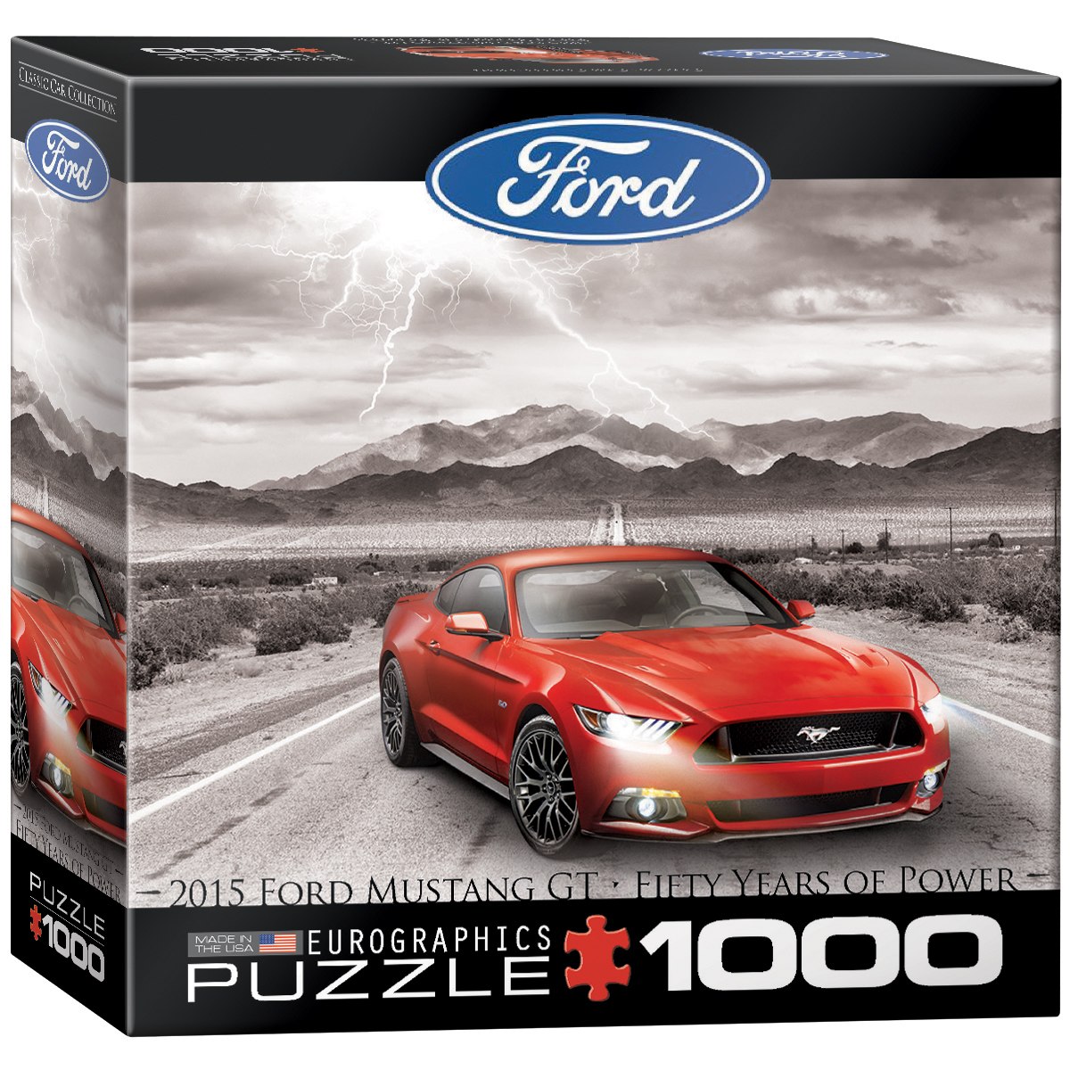 Ford Mustang 2015 (Small Box) - 1000pc Jigsaw Puzzle by Eurographics - image main