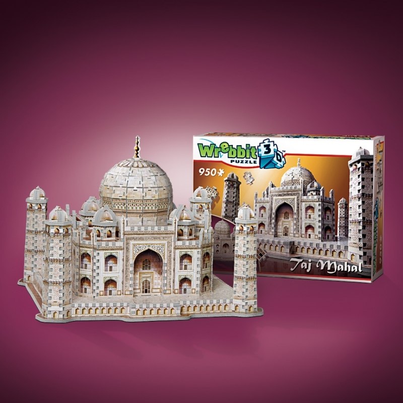 Taj Mahal - 950pc 3D Puzzle by Wrebbit - image 1