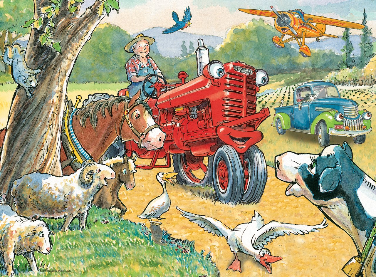 Tractor Mac: Out for a Ride - 60pc Jigsaw Puzzle by Masterpieces  			  					NEW