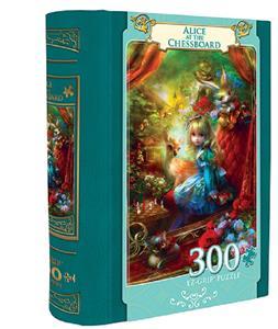 Book Box: Alice at the Chessboard - 300pc EZ Grip Jigsaw Puzzle By Masterpieces