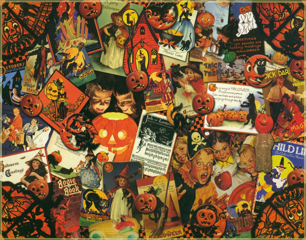 Trick or Treat - 1000pc Jigsaw Puzzle By Vermont Christmas Company