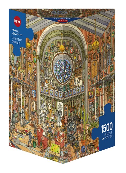 Adolfsson: Curiosity Cabinet - 1500pc Jigsaw Puzzle By Heye  			  					NEW - image 1