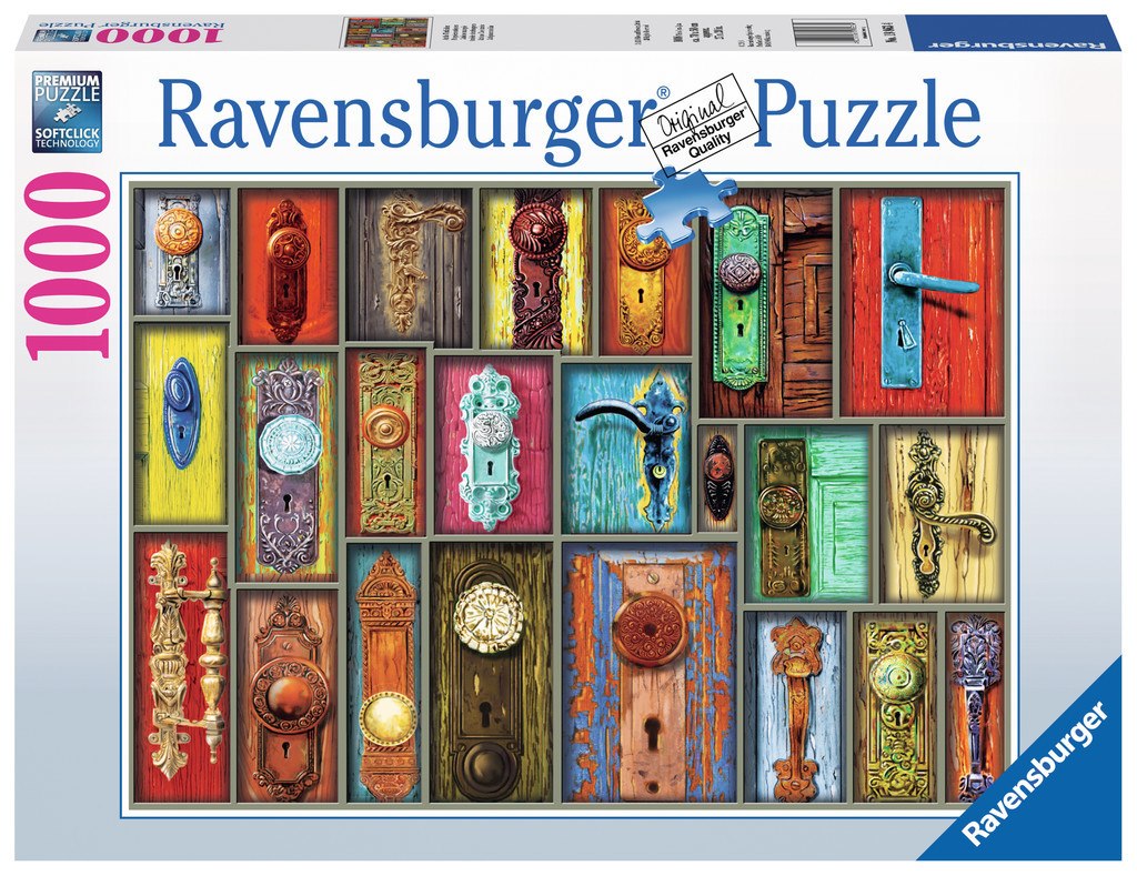 Antique Doorknobs - 1000pc Jigsaw Puzzle By Ravensburger  			  					NEW - image 1