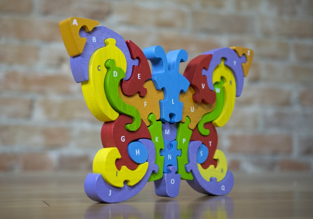 Alphabet Butterfly - EcoFriendly Wooden Puzzle  			  					NEW - image 3