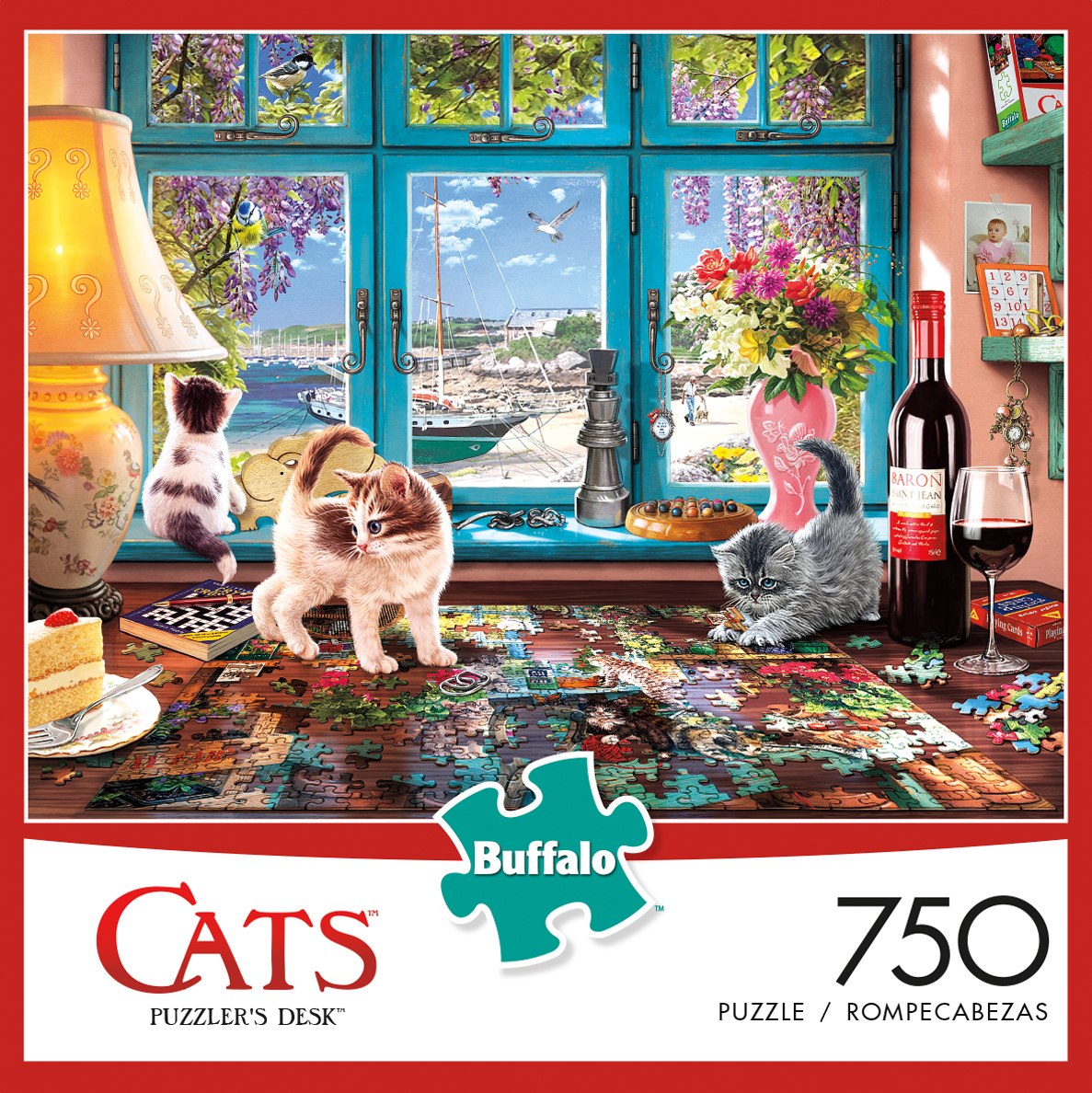 Puzzler's Desk - 750pc Jigsaw Puzzle By Buffalo Games - image 1