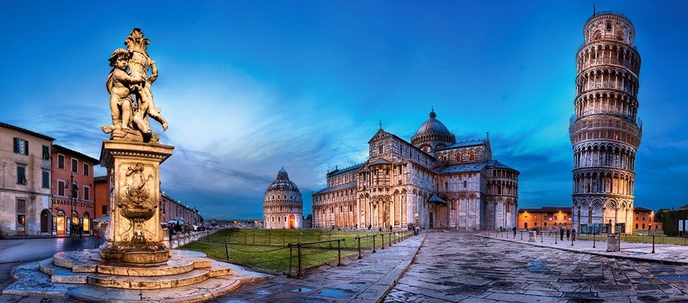 Pisa and Piazza dei Miracoli - 600pc Jigsaw Puzzle By Castorland  			  					NEW