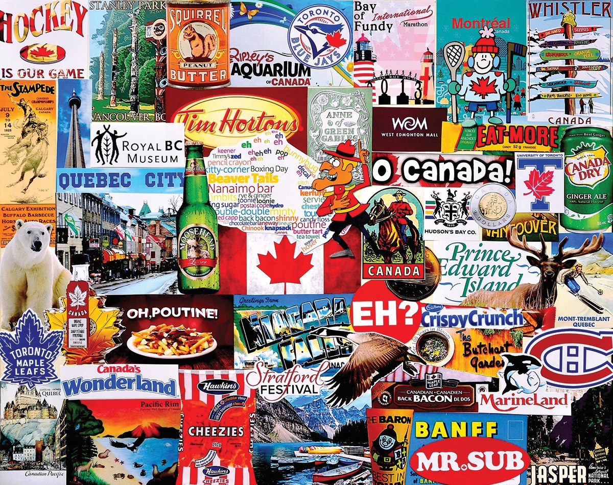 I Love Canada - 1000pc Jigsaw Puzzle By White Mountain