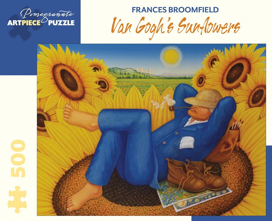 Broomfield: Van Gogh's Sunflowers - 500pc Jigsaw Puzzle by Pomegranate  			  					NEW - image 1