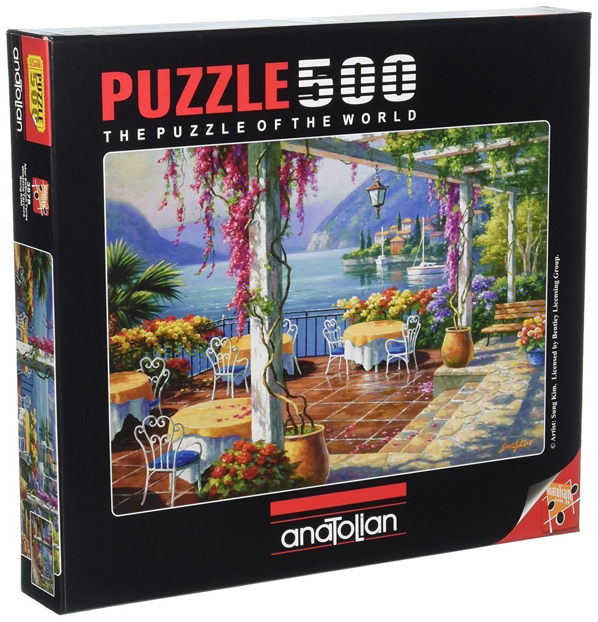 Wisteria Terrace - 500pc Jigsaw Puzzle by Anatolian - image 1