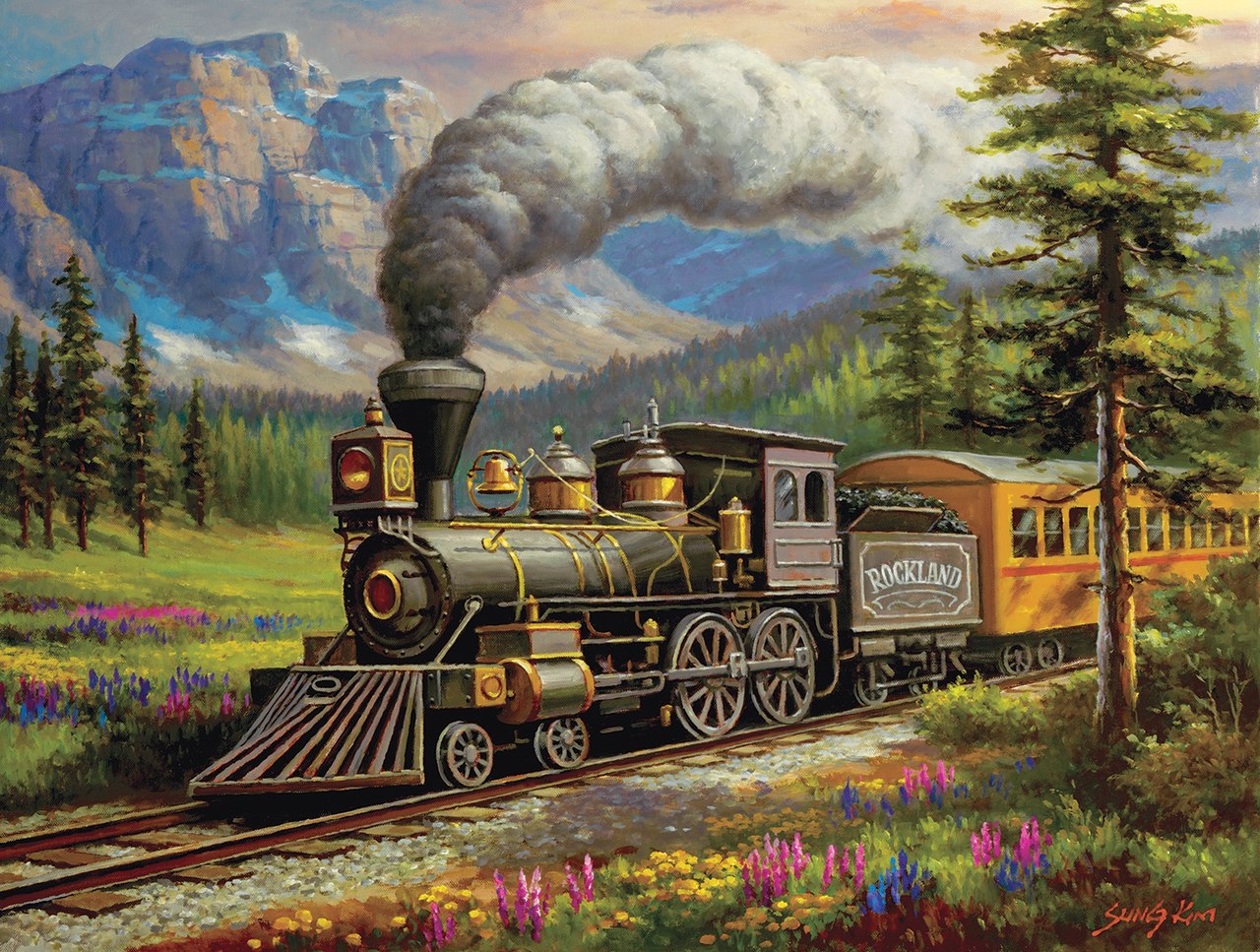 Rockland Express - 500pc Jigsaw Puzzle By Sunsout  			  					NEW
