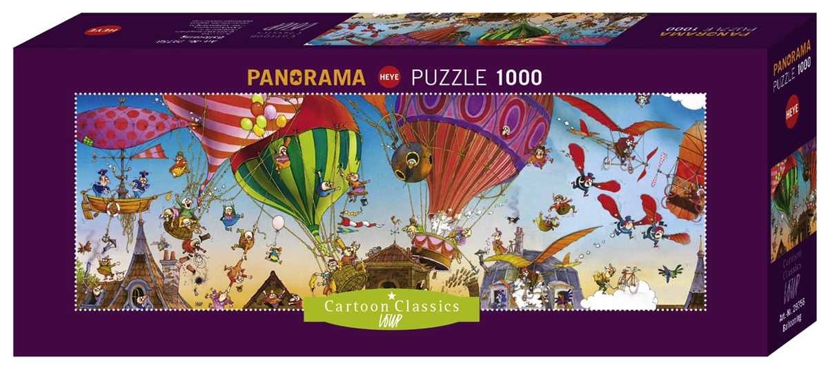 Loup: Ballooning - 1000pc Panoramic Jigsaw Puzzle By Heye  			  					NEW - image 1