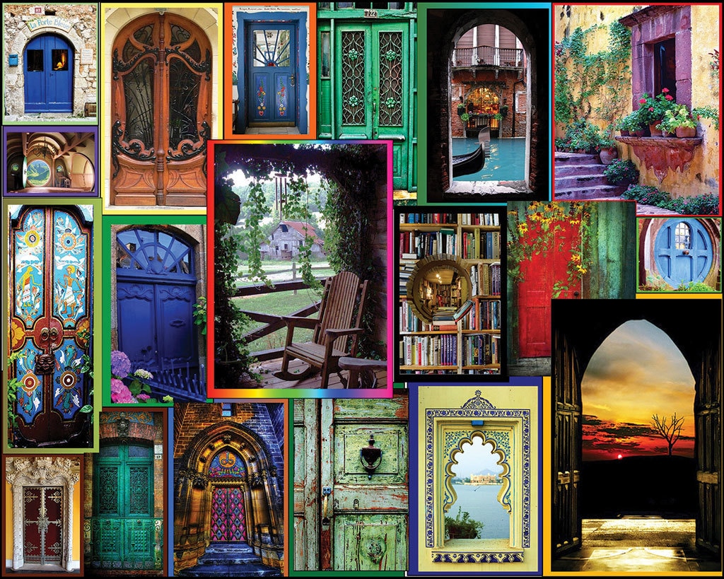 Doors of the World - 550pc Jigsaw Puzzle By White Mountain